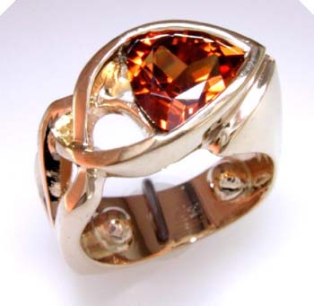 14kt Brown Zircon